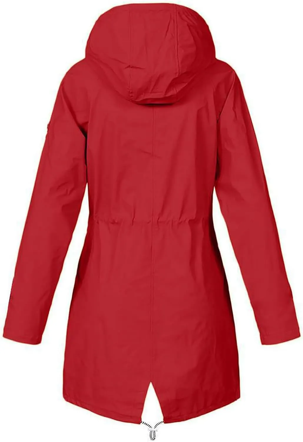 Plus Size Raincoat Women Long Hooded Trench Coats Lined Windbreaker Travel Jacket Outdoor 2023 Long Hooded Jackets