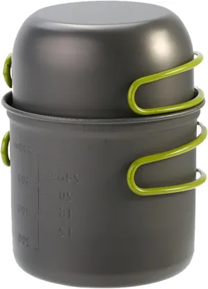 Portable Aluminium Cookware Set Foldable Handles with Storage Bag for Cam Survival, Outdoor Cooking Set, Picnic Tableware.