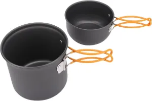 Portable Camping Cookware Set, Aluminum Alloy Pots with Picnic Stove and Utensils for 2 People, for Outdoor Cooking and Backpacking