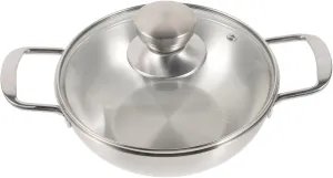 Portable Outdoor Pot Household Hot Pot Mini Portable Cooking Pot Cookware for Kitchen Metal Pans for