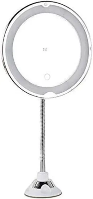 Portable Vanity Mirror, Make Up Dressing Table Mirrors with 22 LED Lights for Bedroom Table Desk Sturdy Foldable Plate