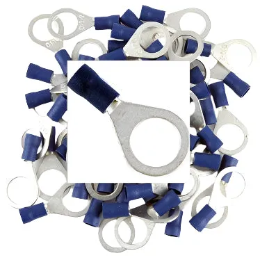 Pre Insulated 10mm Crimp Ring Terminals 50pcs