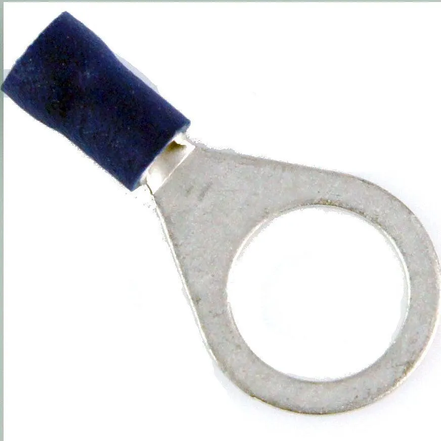 Pre Insulated 10mm Crimp Ring Terminals 50pcs