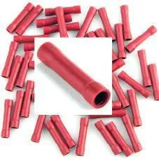 Pre Insulated Red Crimp Joiner. Pack of 50