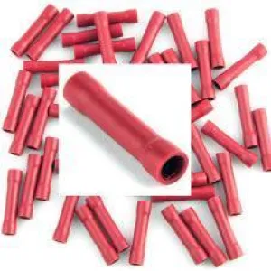 Pre Insulated Red Crimp Joiner. Pack of 50