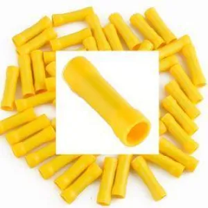 Pre Insulated Yellow Crimp Joiner. Pack of 50