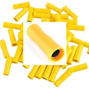 Pre Insulated Yellow Female Bullet. Pack of 50