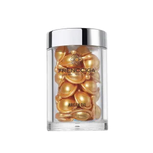 Premium Argan Hair Treatment Serum Capsules, Moroccan Argan oil for Repairing Nourishing Dry Damage Frizzed Hair 30 Capsules