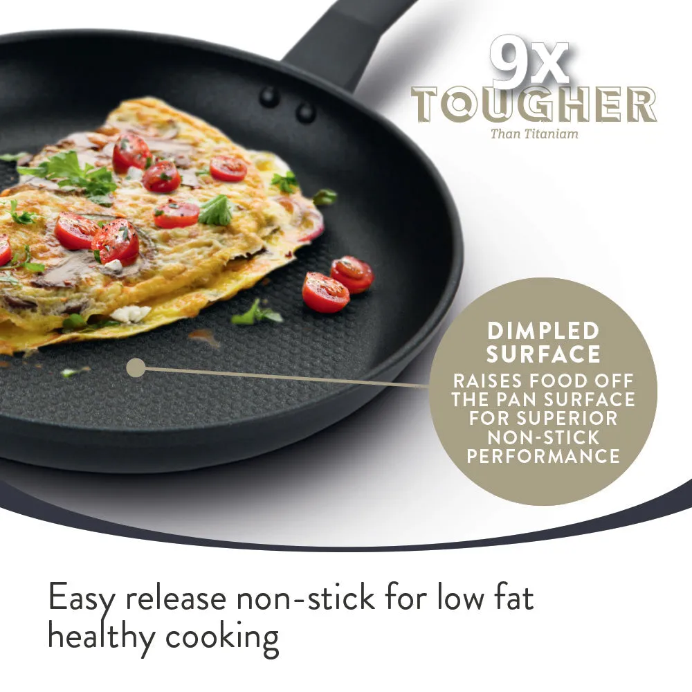 Prestige  9 x Tougher Aluminium Frypan - 2 Sizes