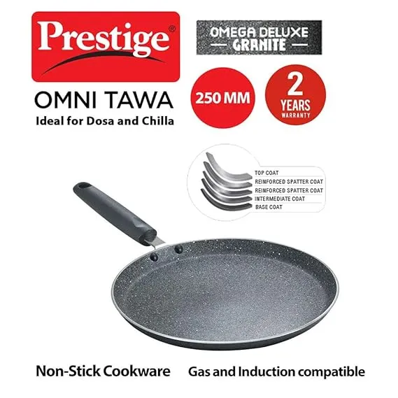Prestige Omega Deluxe Granite Omni Tawa 250 Mm