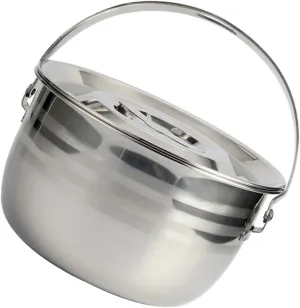 PRETYZOOM Cooking Pot Camping Bbq Sauce Pot High Capacity Cookware Camp Cooking Hanging Camping Stock