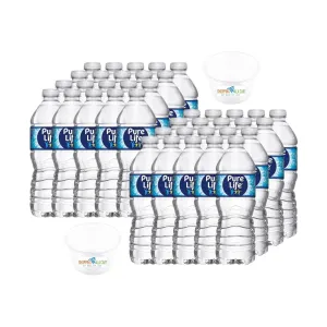 Pure Life Purified Mineral Water, 16.9 Oz, 40 Pack
