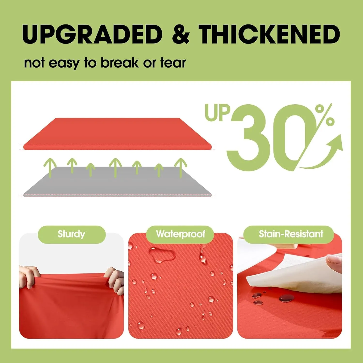 Pureegg Plastic Table Cloth Disposable 20 Pack, 54 x 108 Inch Table Cloths, Halloween Party, Thanksgiving Decorations, Harvest, Fall Tablecloths, Rectangle Tables, Leakproof & Sturdy, Orange