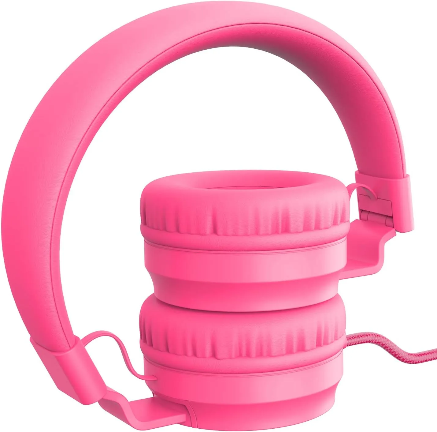 Puro Sound Labs PuroBasic Volume Limiting Wired Headphones for Kids, Foldable & Adjustable w/Microphone, Compatible with Smartphones, Tablets and PC’s