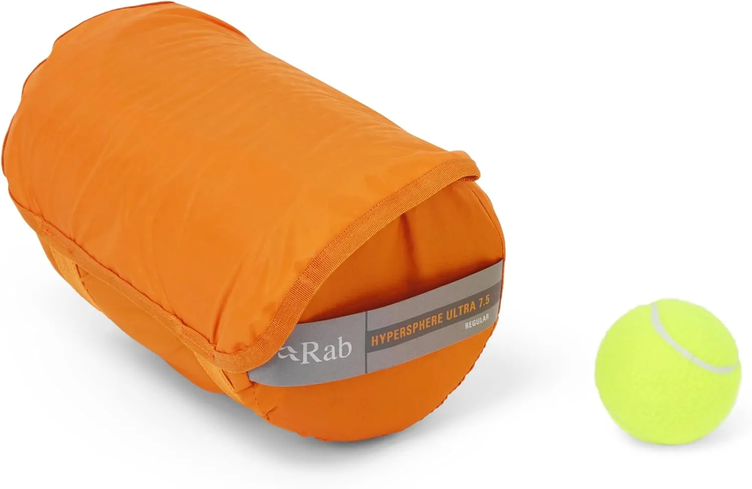 Rab Hypersphere Ultra 7.5 Ultralight Down Insulated Sleeping Pad for Climbing, Expeditions, & Mountaineering - Marmalade - Regular
