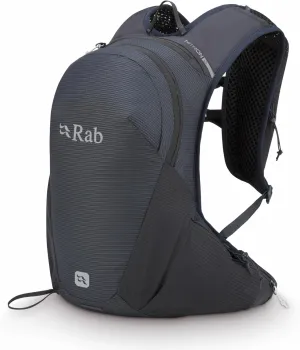 Rab Nitron Lightweight Hydration Pack - Comfortable Daypack for Hiking, Trekking, & Trail Running - Anthracite - 12-Liter (Back Length - Medium)