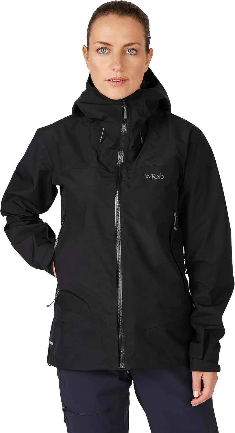 RAB Women's Namche GTX Jacket GORE-TEX Waterproof Breathable Rain Shell for Hiking & Everyday Use
