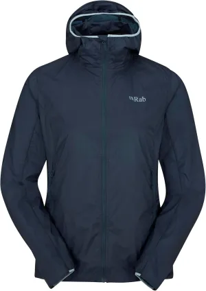 Rab Women's Vital Hoody - Ultralight Windproof Shell Jacket for Hiking, Trail Running, & Climbing
