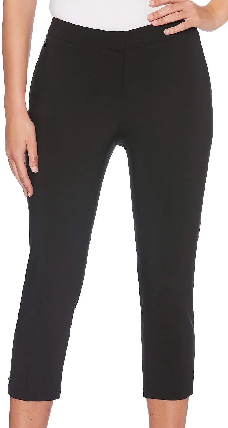 Rafaella Women's Lightweight Satin Twill Capri