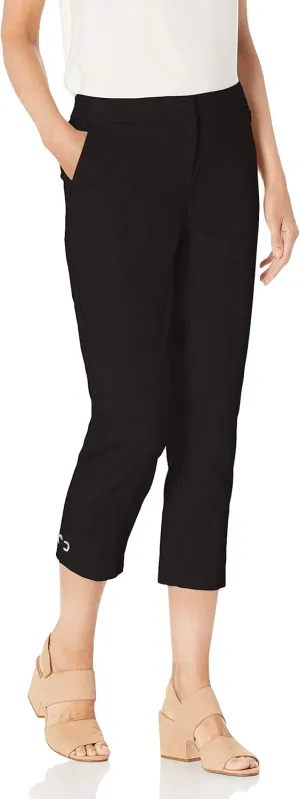 Rafaella Women's Lightweight Satin Twill Capri