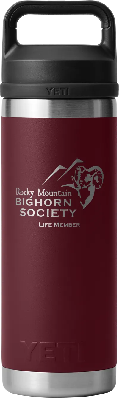 RAMBLER 18 OZ BOTTLE CHUG LIFE MEMBER