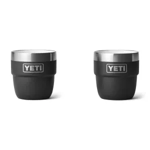 RAMBLER® 4 OZ (118 ML) STACKABLE CUPS (2 PACK) Black