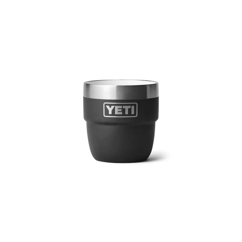 RAMBLER® 4 OZ (118 ML) STACKABLE CUPS (2 PACK) Black