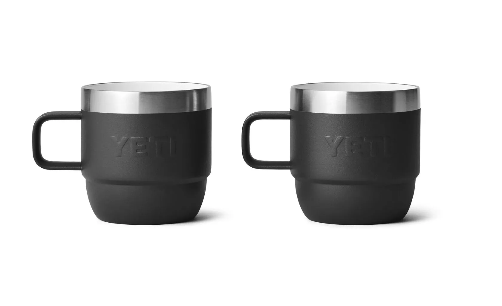 RAMBLER® 6 OZ (177 ML) STACKABLE MUGS (2 PACK) Black