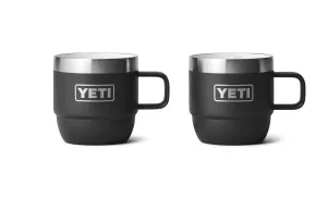 RAMBLER® 6 OZ (177 ML) STACKABLE MUGS (2 PACK) Black