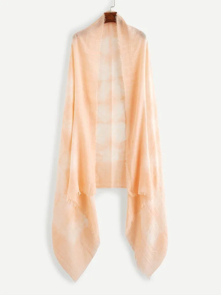 Raw Edge Lightweight Scarf