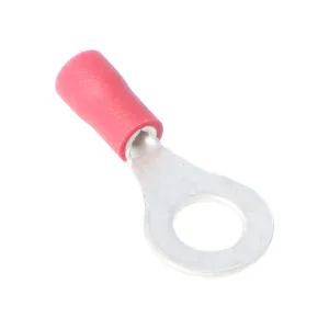 Red Pre Insulated Crimp Ring Terminals 6mm 50pcs