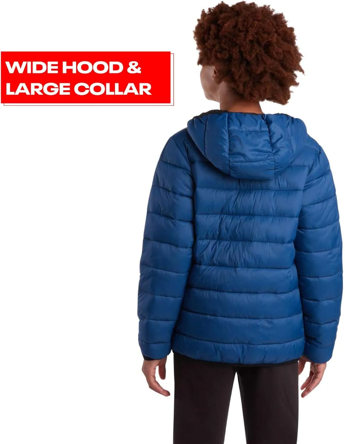 Reebok Boys’ Jacket – Water Resistant Midweight Quilted Puffer Coat – Insulated Outerwear Down Coat for Boys (4-20)