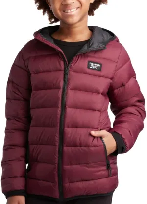 Reebok Boys' Jacket - Water Resistant Midweight Quilted Puffer Coat - Insulated Outerwear Down Coat for Boys (4-20)