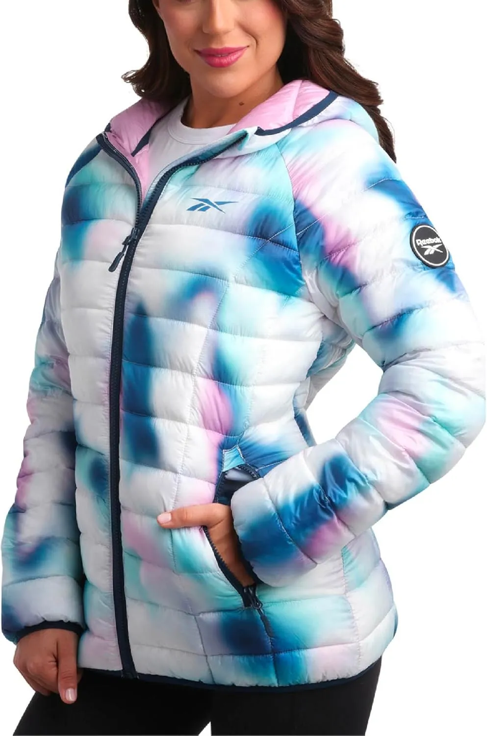 Reebok Women Jacket - Packable Quilted Puffer Coat – Casual Jacket for Women (S-XL)