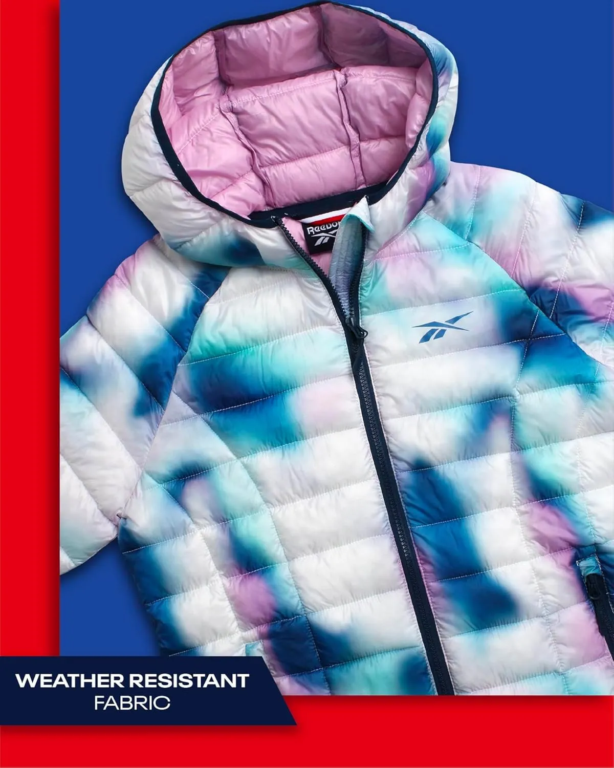 Reebok Women Jacket - Packable Quilted Puffer Coat – Casual Jacket for Women (S-XL)