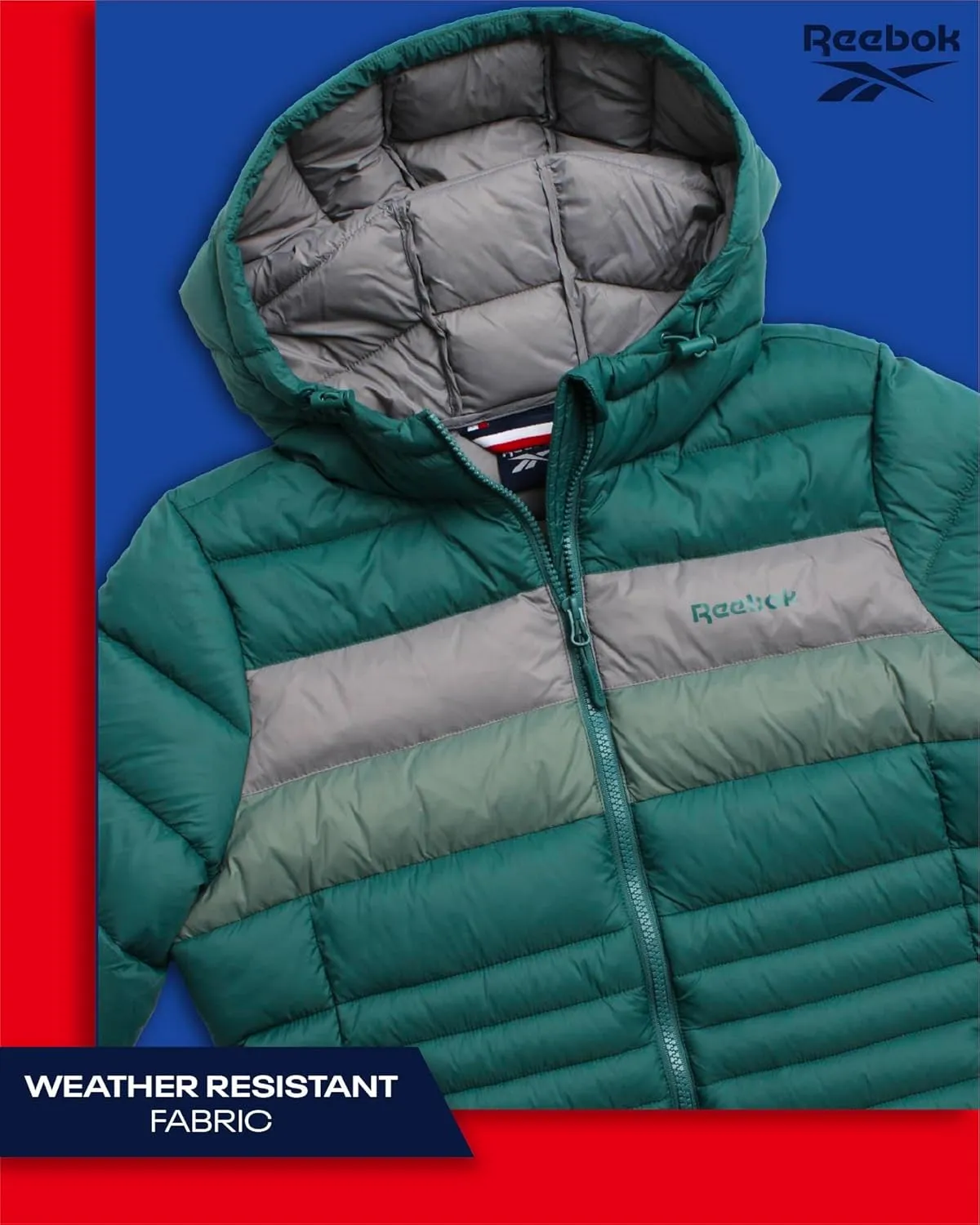Reebok Women Jacket - Packable Quilted Puffer Coat – Casual Jacket for Women (S-XL)