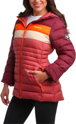 Reebok Women Jacket - Packable Quilted Puffer Coat – Casual Jacket for Women (S-XL)