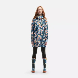 Regatta Orla Kiely Long Line Waterproof Fashion Jacket - Water Floral