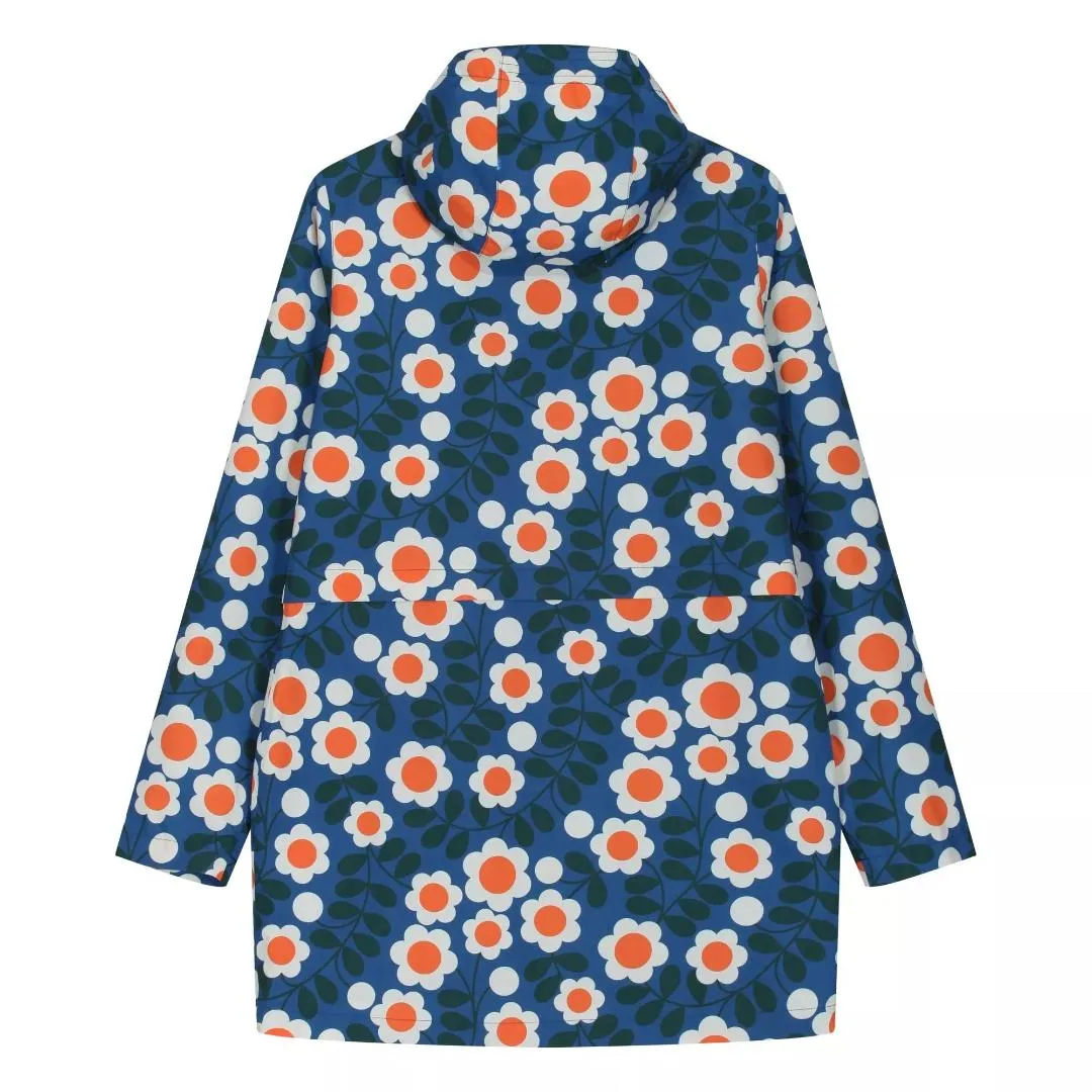 Regatta Orla Kiely Long Line Waterproof Fashion Jacket - Water Floral