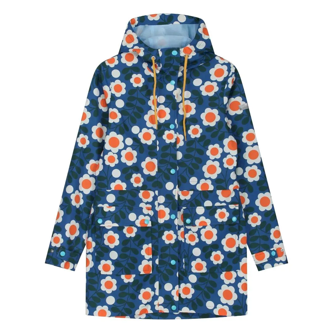 Regatta Orla Kiely Long Line Waterproof Fashion Jacket - Water Floral