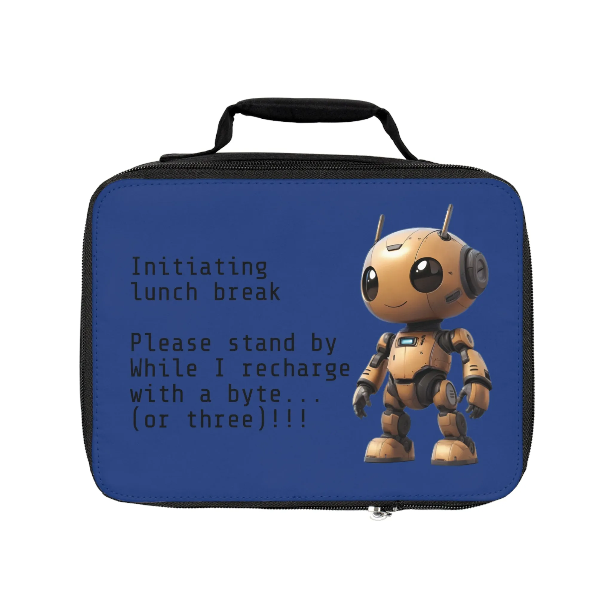 Robot Recharge Lunch Bag
