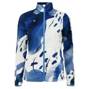 Rohnisch Packable Ultralight Ladies Golf Jacket Blue Aquarelle