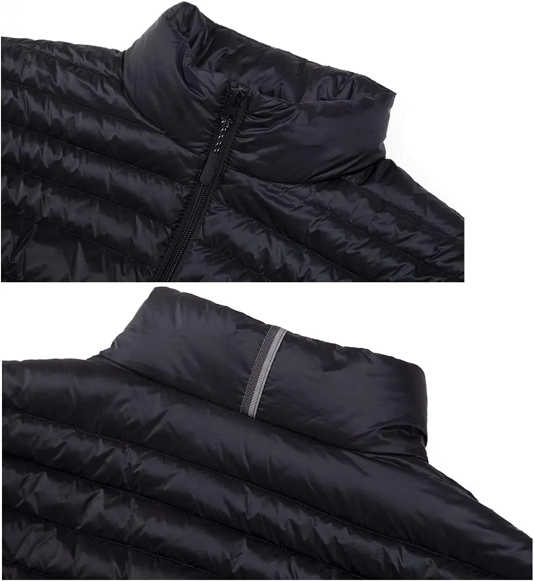 Rokka&Rolla Men's Lightweight Packable Down Jacket Puffer Coat