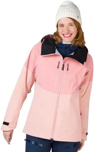 Rossignol Women's Rallybird Lightweight Waterproof Breathable Ventilated Packable Winter Ski Jacket with Multiple Pockets