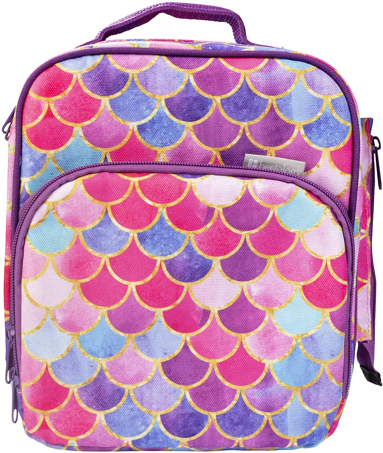 Rynx | Bentology Lunch Box Set For Kids - Girls' Insulated Lunch Box Tote, Water Bottle, And Ice Pack - 3 Pieces - Kitty