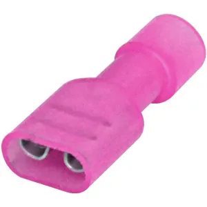 SAPT210 - 100 Pack of Fully Insulated 22/18 Gauge Female Quick Disconnect Wire Connectors