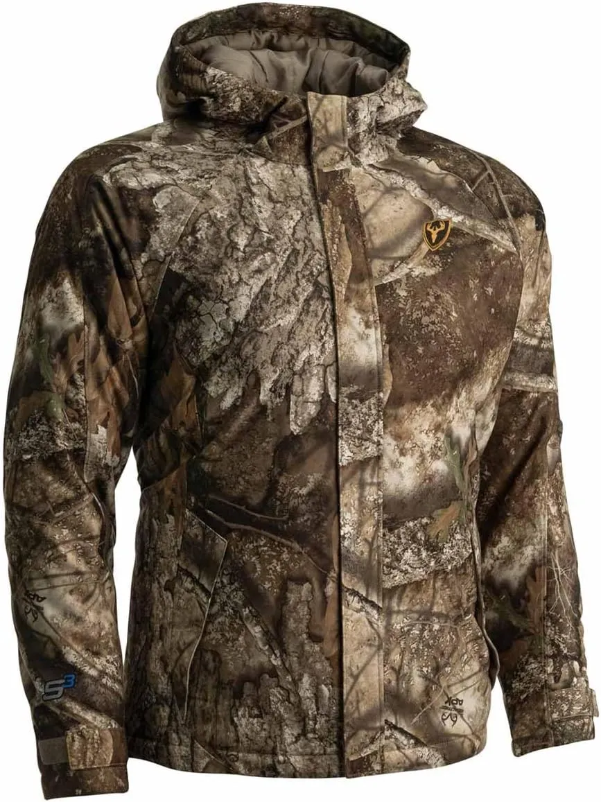 SCENTBLOCKER Men's Insulated Drencher Breathable Waterproof Camo Hunting Jacket