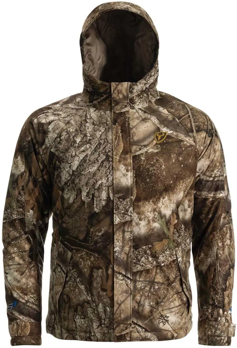 SCENTBLOCKER Men's Insulated Drencher Breathable Waterproof Camo Hunting Jacket