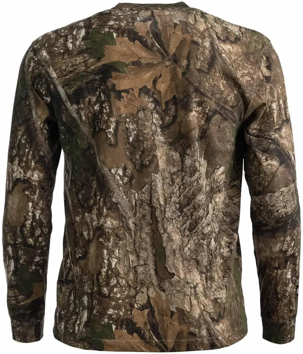 SCENTBLOCKER Scent Blocker Fused Cotton Lightweight Long-Sleeve Shirt, Camo Hunting Clothes