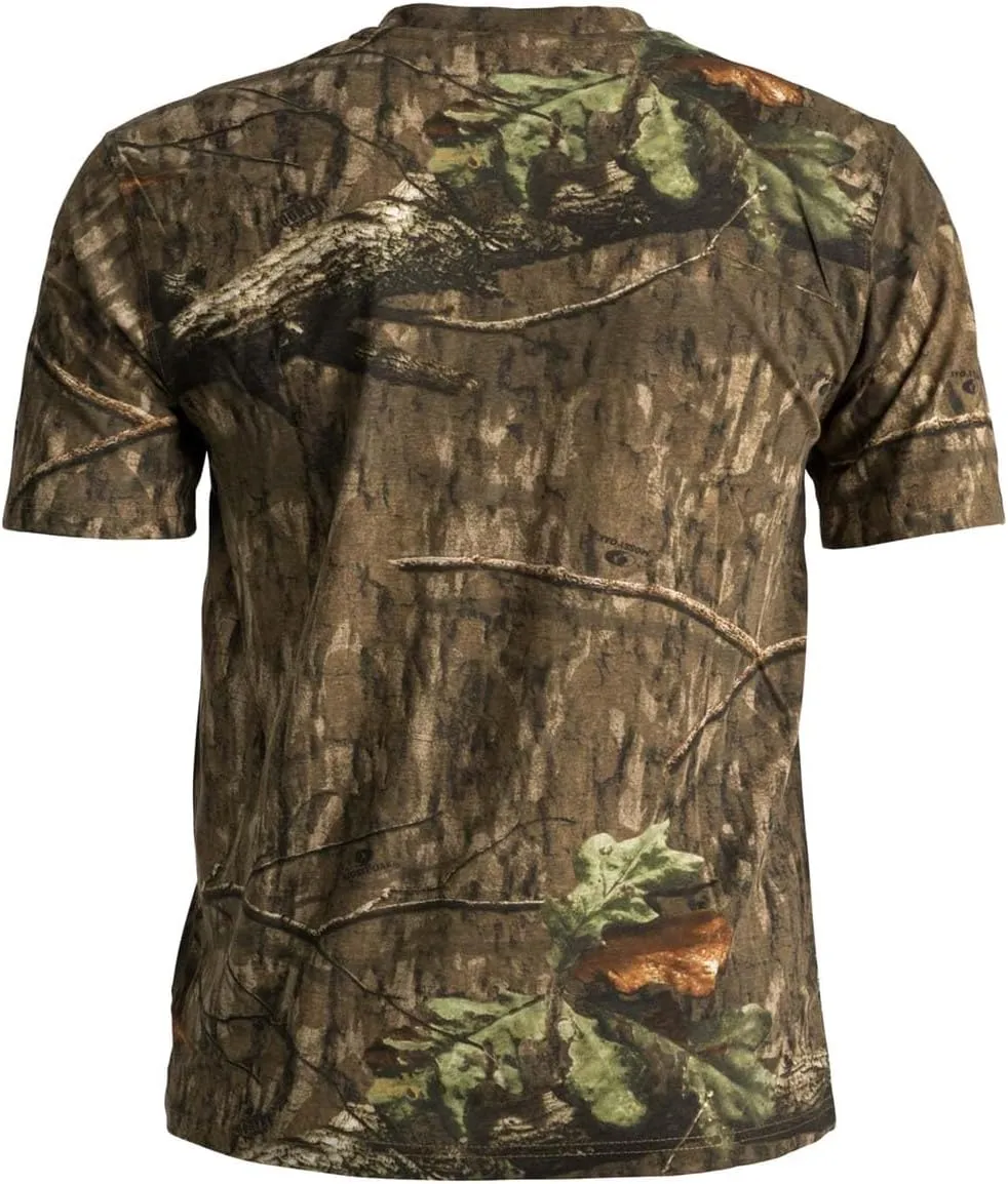 SCENTBLOCKER Scent Blocker Fused Cotton Lightweight Short-Sleeve Camo Hunting Shirt for Men
